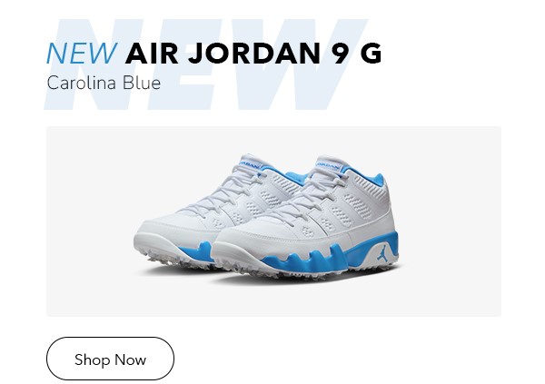 New AIR JORDAN 9 G | Carolina Blue