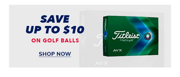 Save up to \\$10 on golf balls