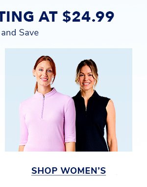 Women's Apparel Starting at \\$39.99