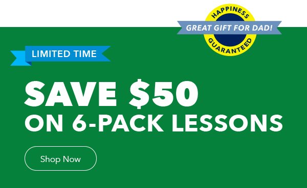 Save \\$50 on Golf Lesson 6-Pack