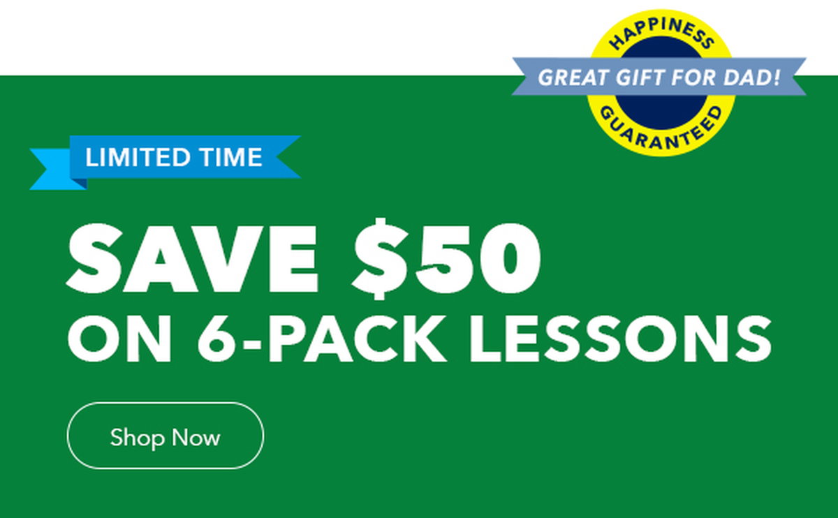 Save \\$50 on 6-pack of golf lessons