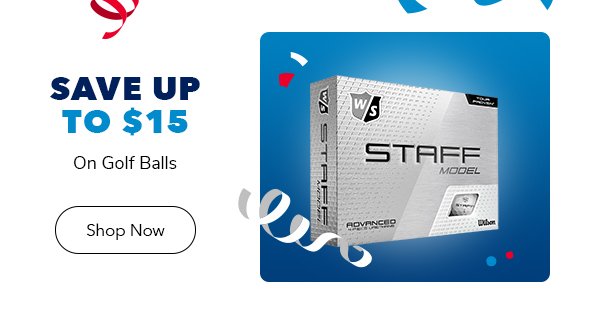 Save up to \\$15 on golf balls