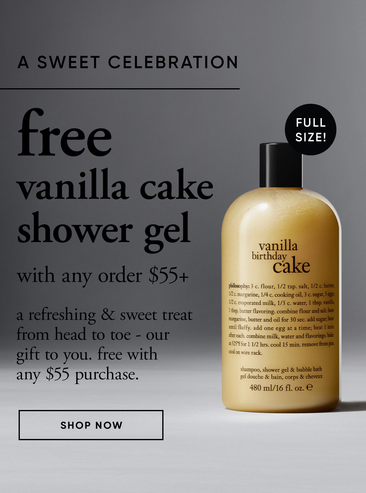 free shower gel