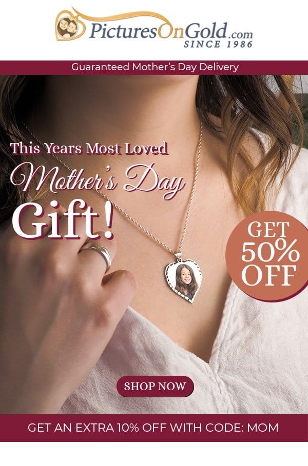 Mothers Day Photo Necklace