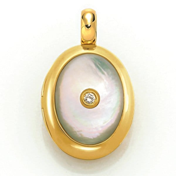 Image of Victor Mayer 18K Gold Diamond Locket