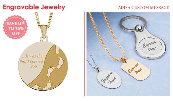 Engraved Message Jewelry