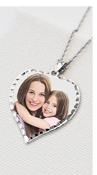 Silver Photo Necklace