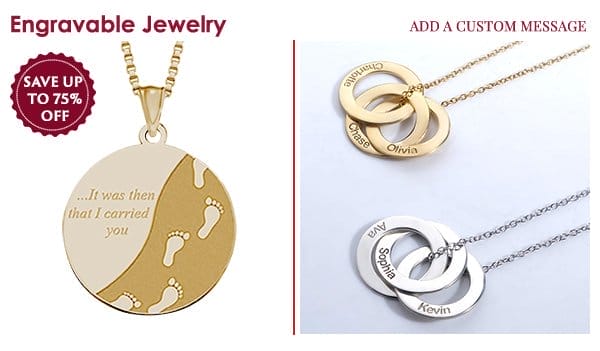 Personalized Engraved Jewelry