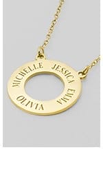 Family Disc Necklace