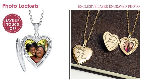 Photo Engraved Lockets