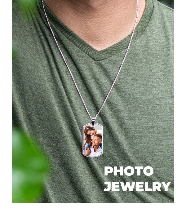 Photo Engraved Jewelry