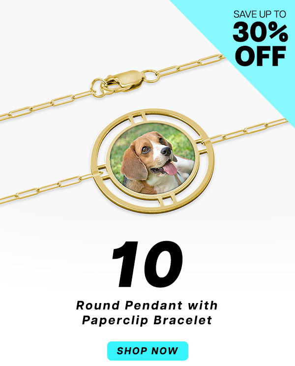 Photo Round Necklace