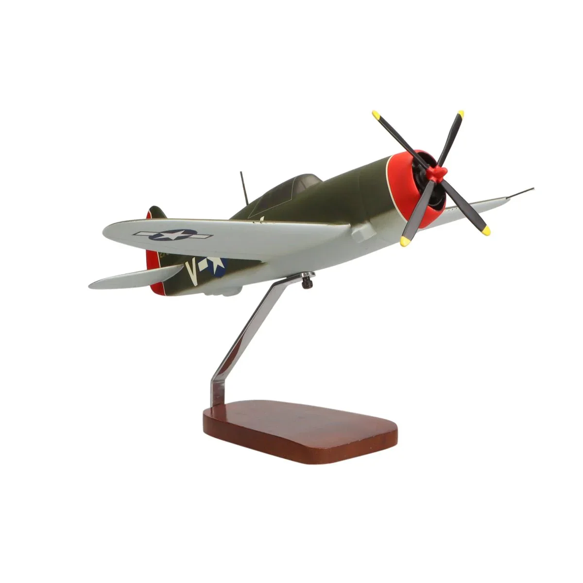 Image of Republic P-47 Thunderbolt® (Little Chief) Large Mahogany Model