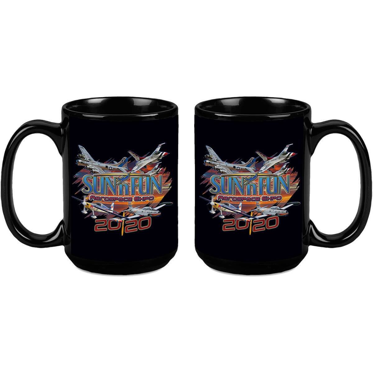 Image of Sunset at the Show Mug - 2020 <br> SUN 'n FUN LIQUIDATION PRICING