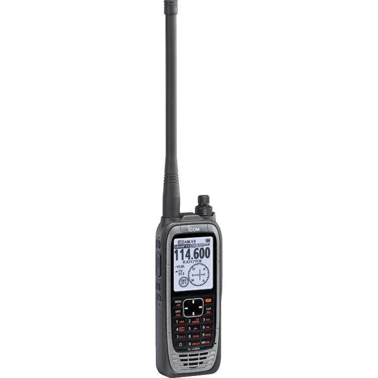 Image of Icom IC-A25N (NAV/COM/VOR & <br> GPS) Handheld VHF Transceiver
