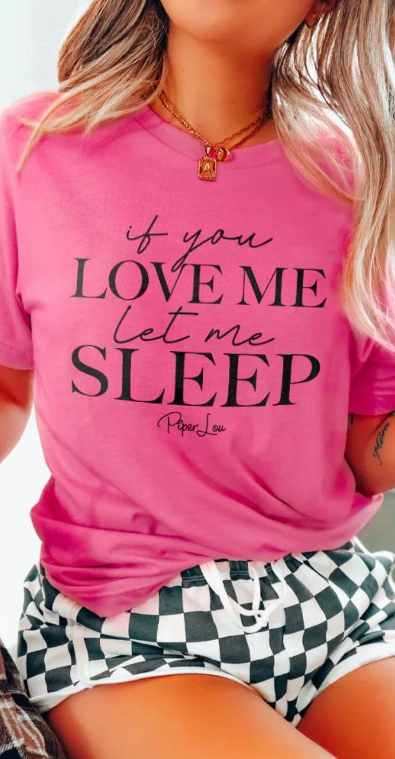 Image of best selling shirt if you love me let me sleep