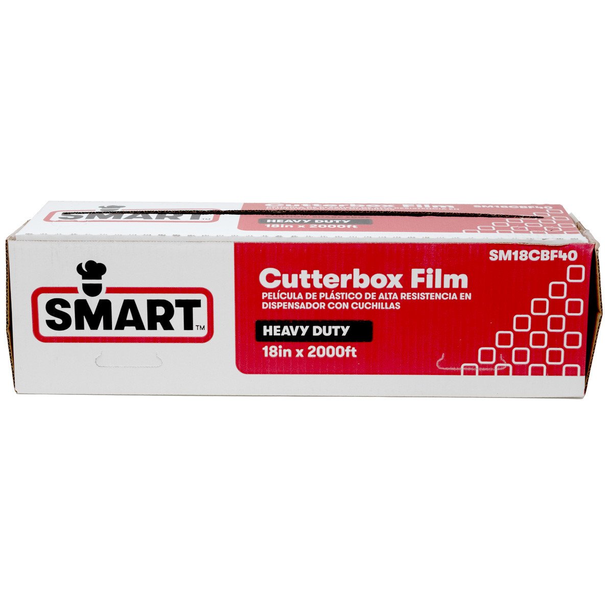 Image of SMART Cutterbox FILM 2000' x 18" Cutter Box PVC Cling Film, 40 Guage | 1 Each