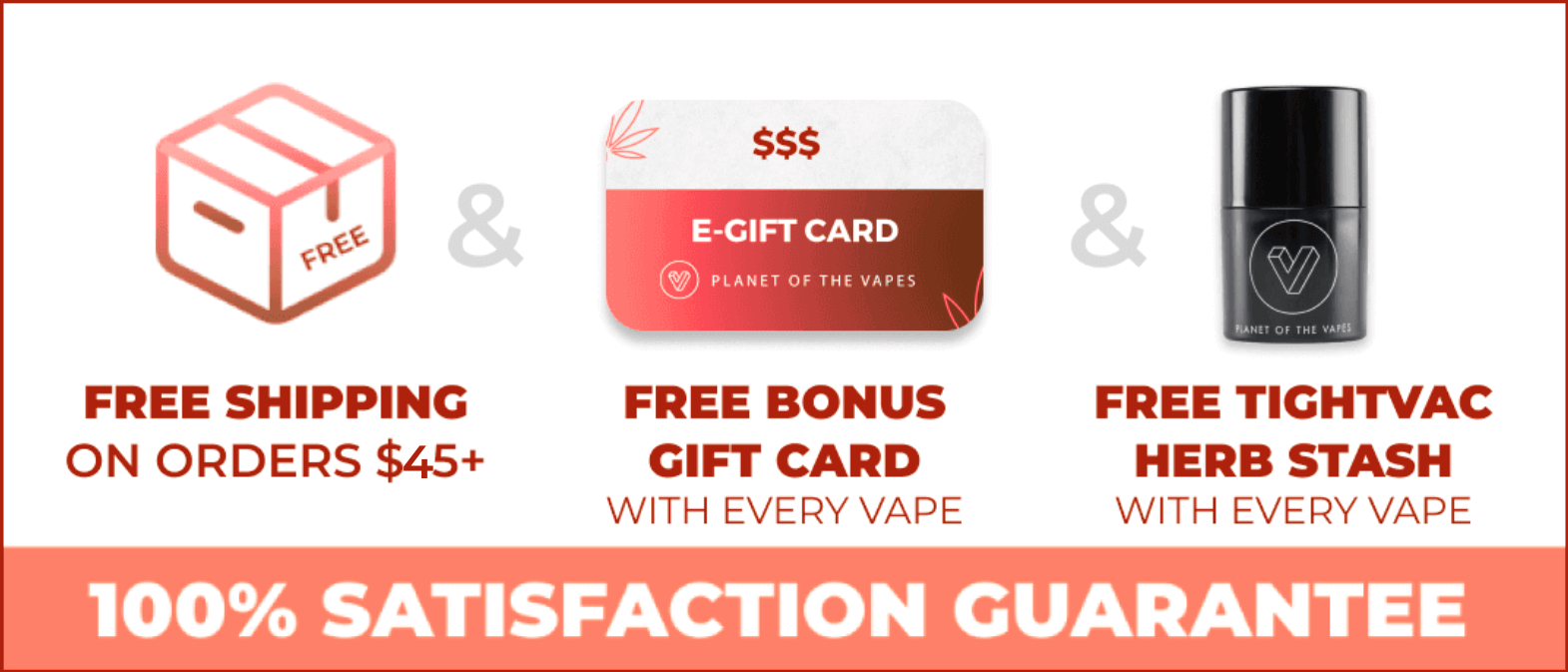 Plus, FREE bonus items with EVERY vape!