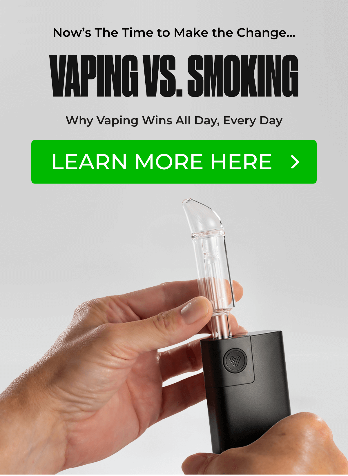 It's time to make the switch: Vaping vs. Smoking