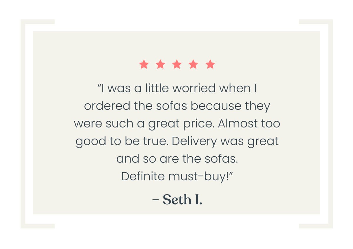 “I was a little worried when I ordered them because they were such a great price. Almost too good to be true. After I got them, they are great. Definite must-buy!” – Seth⭐⭐⭐⭐⭐