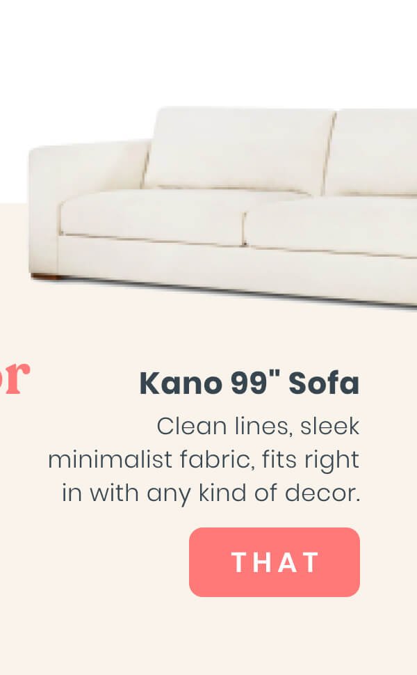 Kano 99" Sofa 