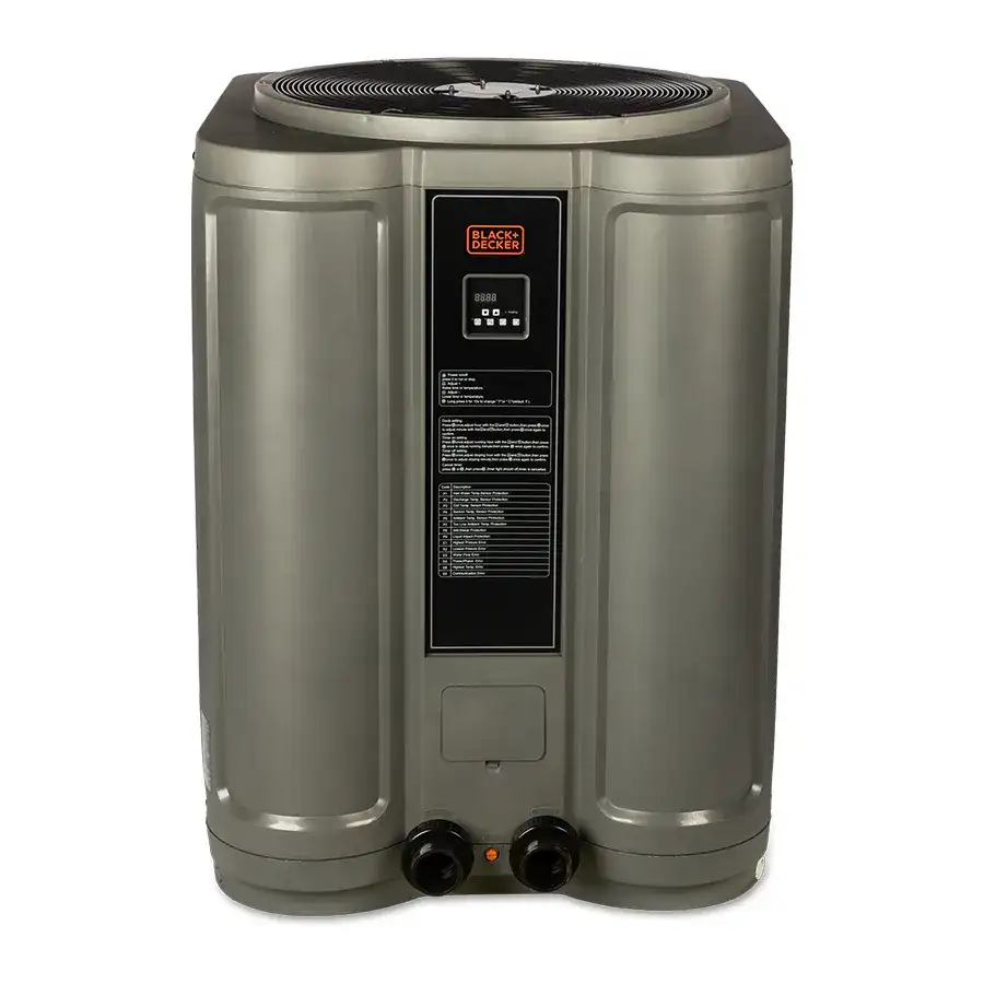 Image of Energy-Saving BLACK + DECKER Pool & Spa Heat Pump 137,000 BTU to Heat 45,000 Gallons