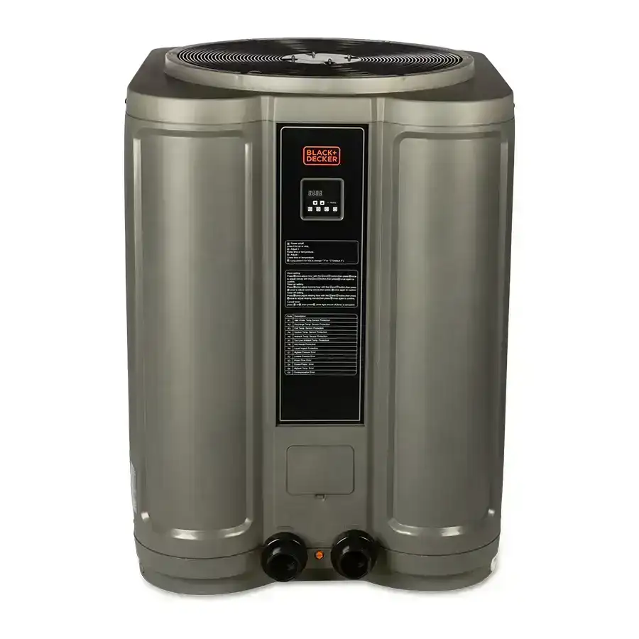 Image of Energy-Saving BLACK + DECKER Pool & Spa Heat Pump 137,000 BTU to Heat 45,000 Gallons