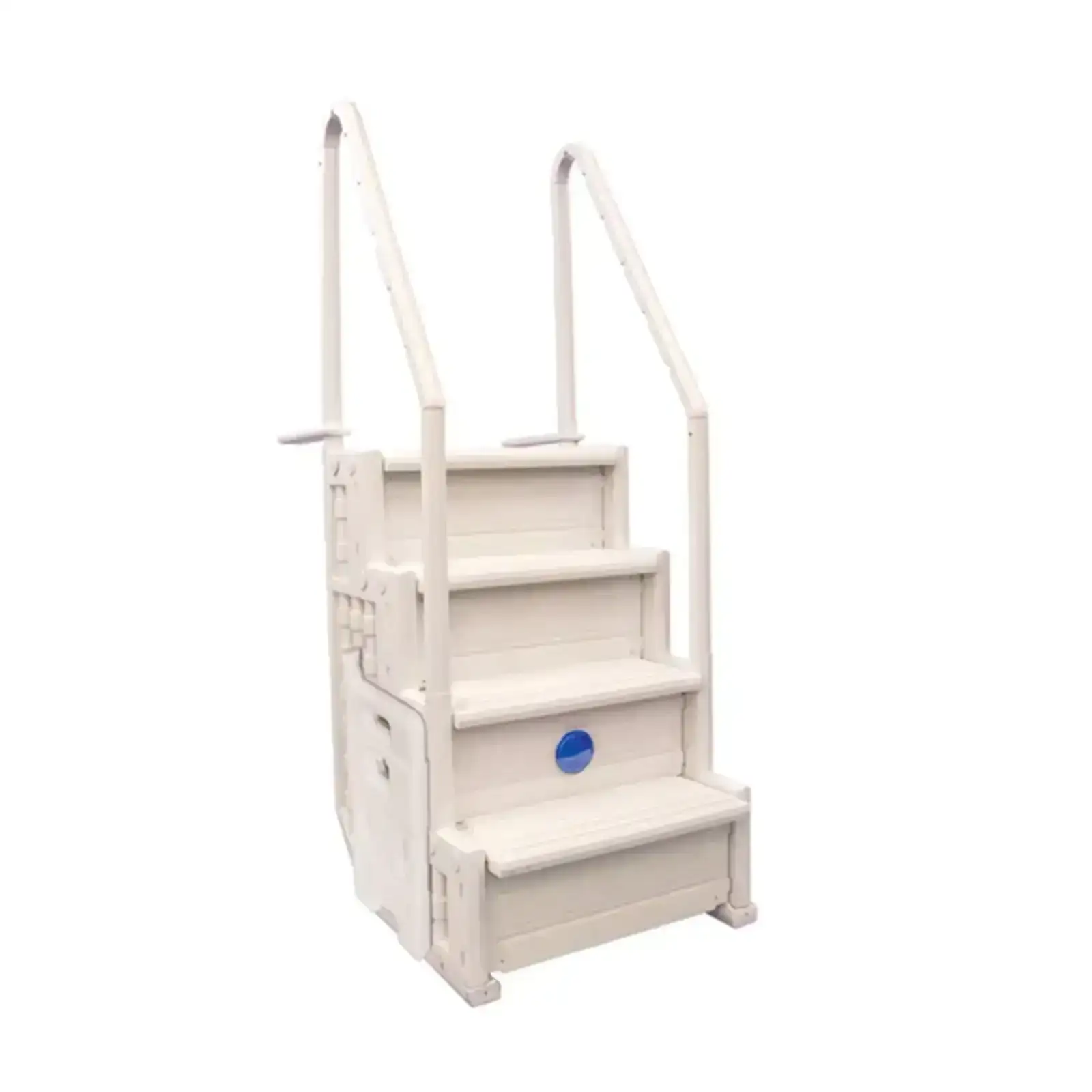 Image of Easy Pool Step Ladder for Above Ground Pools With Step Bright Light Kit