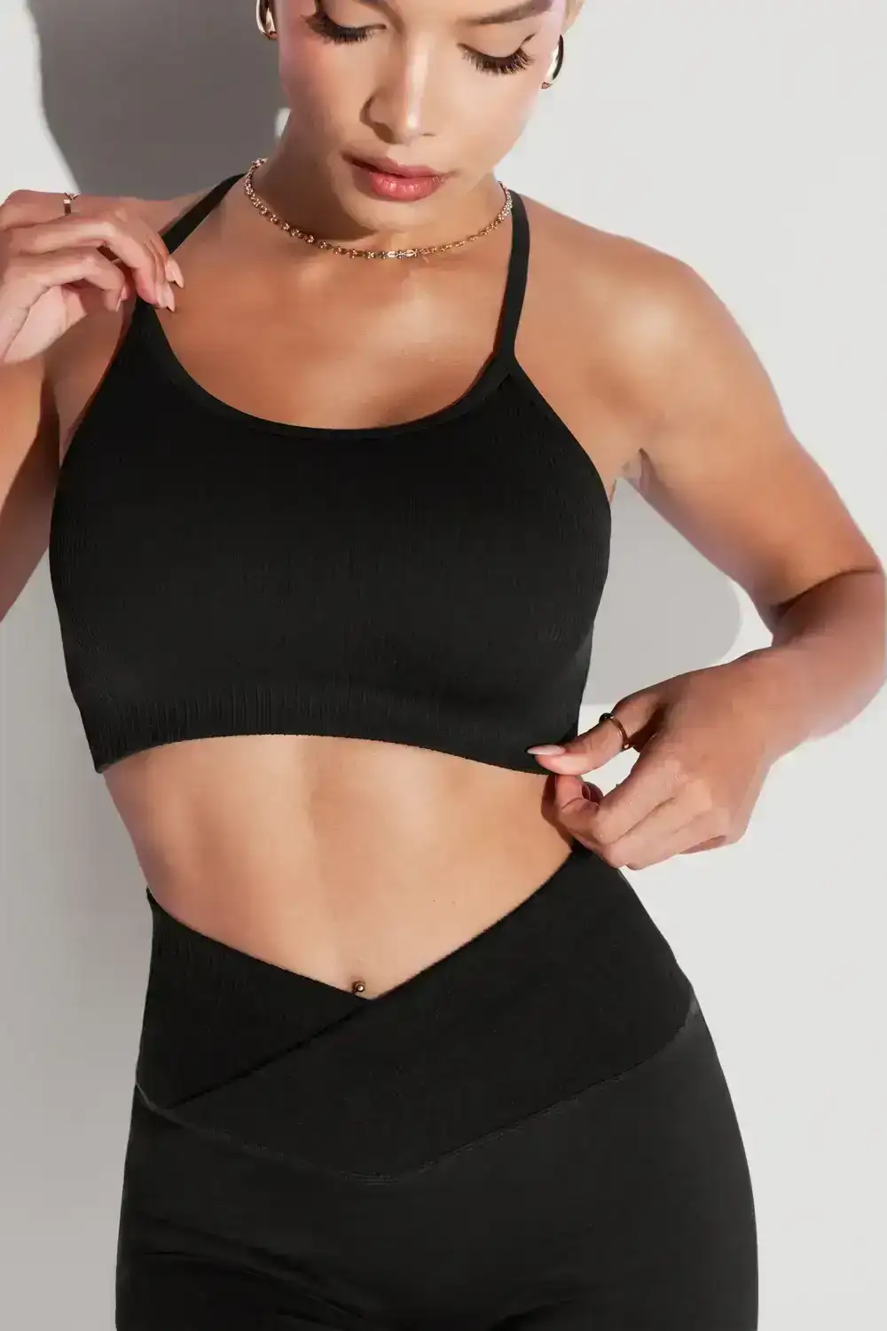 Image of What's the Scoop Seamless Bra - Black