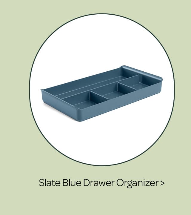 Slate Blue Drawer Organizer
