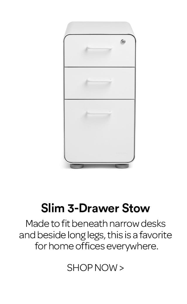 Slim 3-Drawer Stow