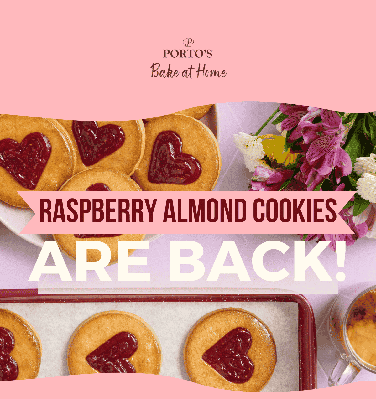 Make Valentine’s Day extra special this year with Raspberry Almond Cookies