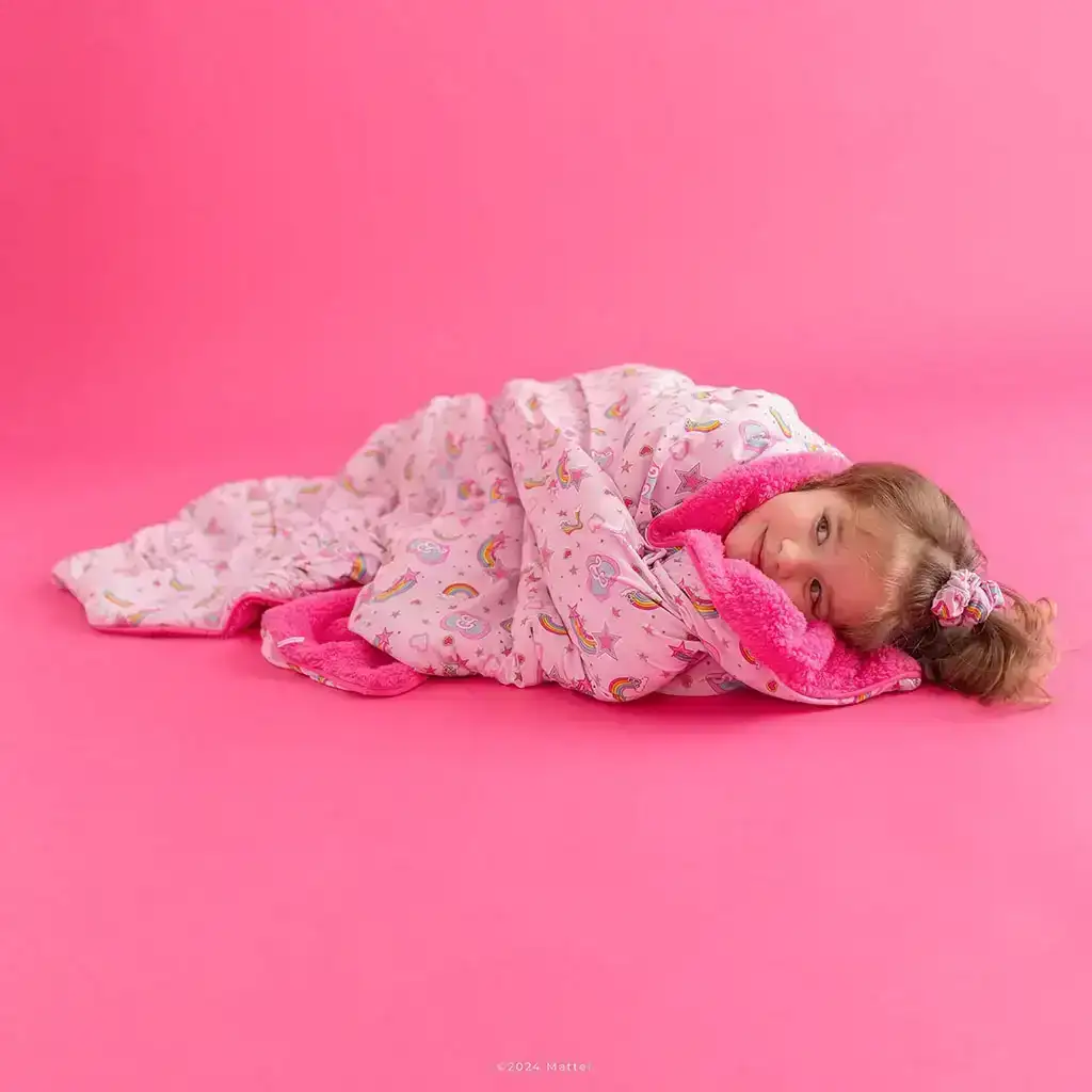 Image of Barbie™ Star Power Luxe Plush Patoo® Blanket