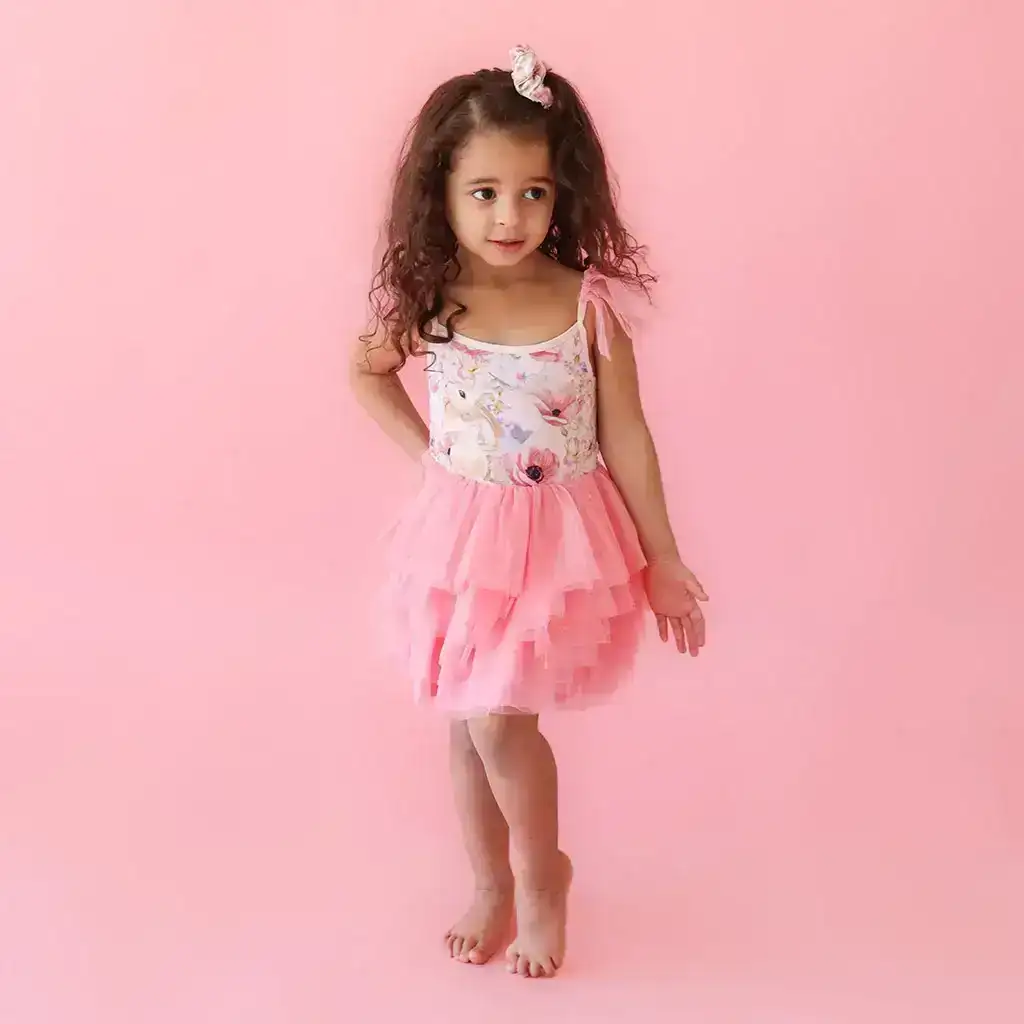 Image of Everly Rose Tulle Smocked Dress