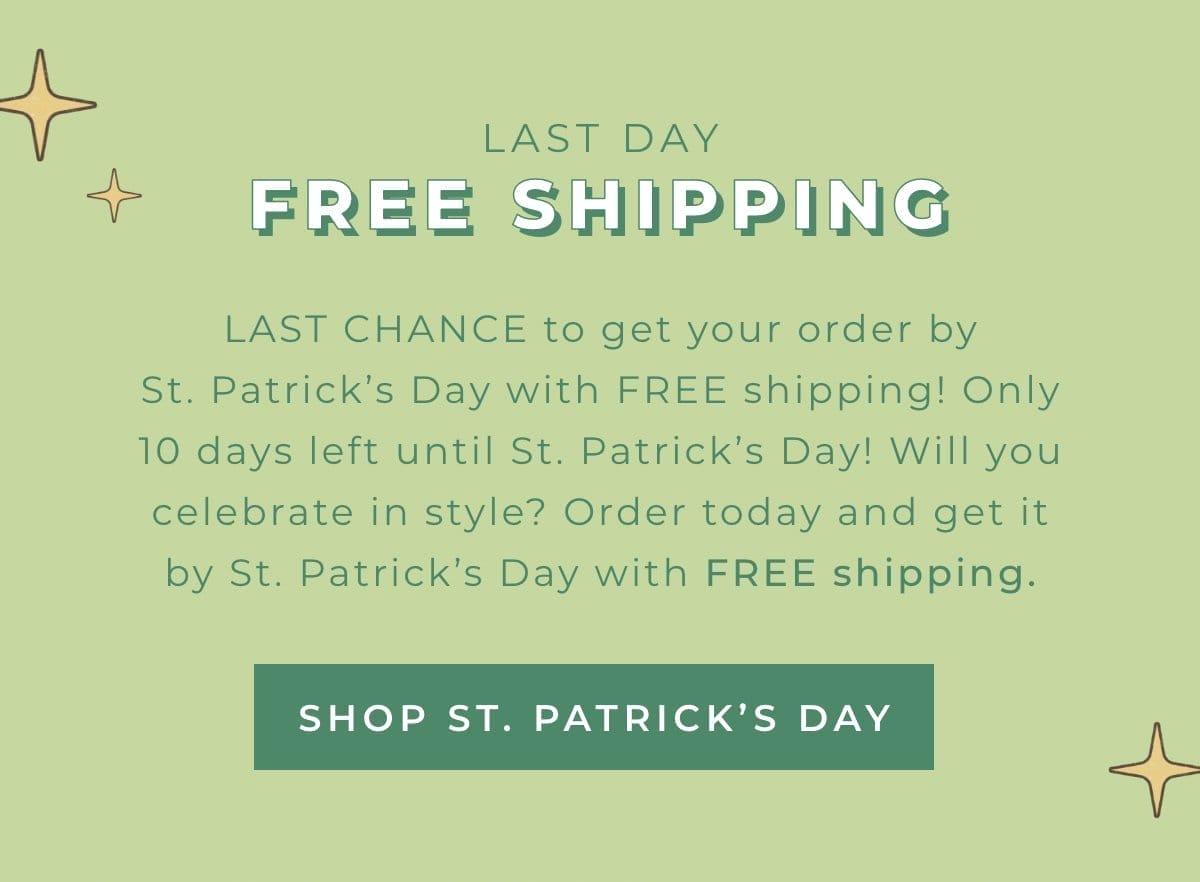 Shop St. Patrick's Day