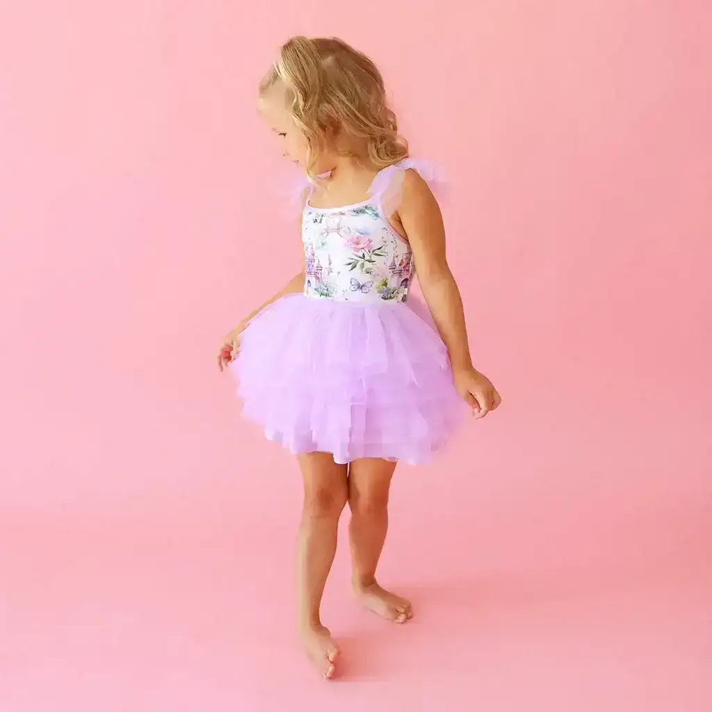 Image of Katrina Tulle Smocked Dress