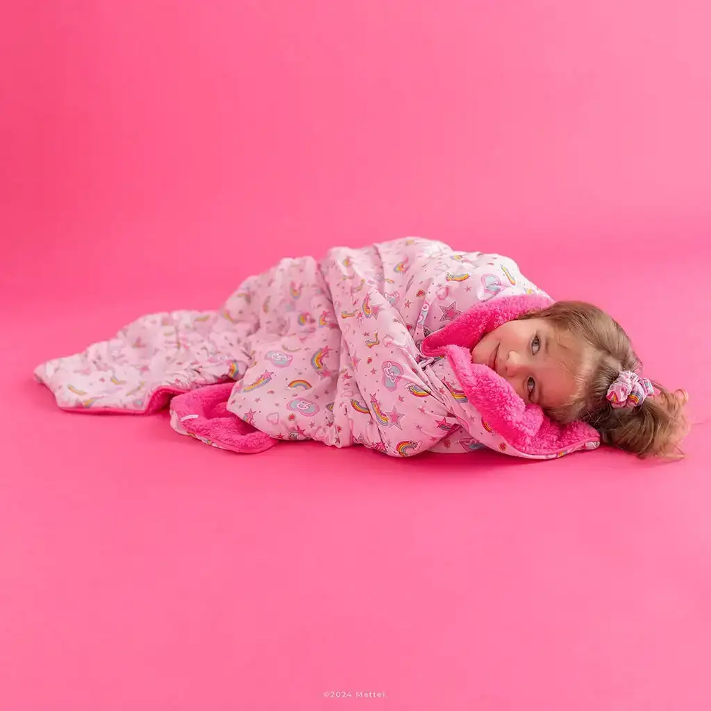 Image of Barbie™ Star Power Luxe Plush Patoo® Blanket