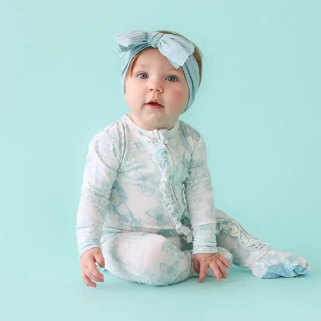 Image of Charlotte Anne Footie Ruffled Zippered One Piece