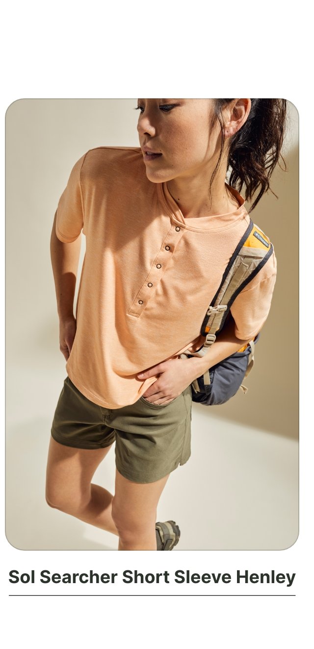 Sol Searcher Short Sleeve Henley