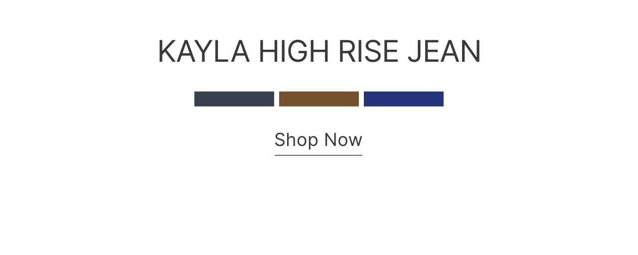 Kayla High Rise Jean