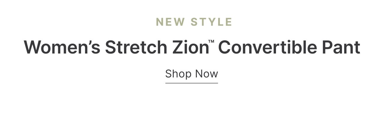 Women's Stretch Zion Convertible Pant