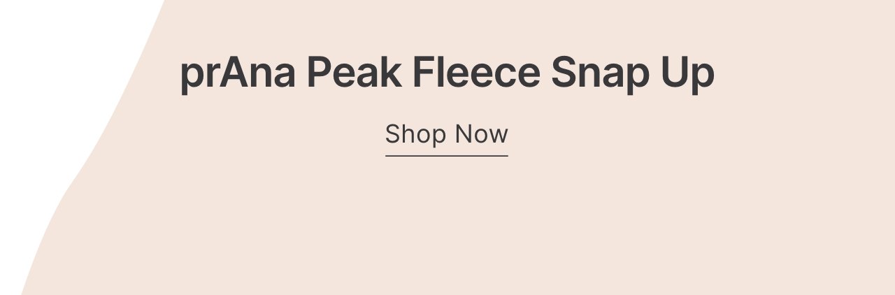 prAna Peak Fleece Snap Up