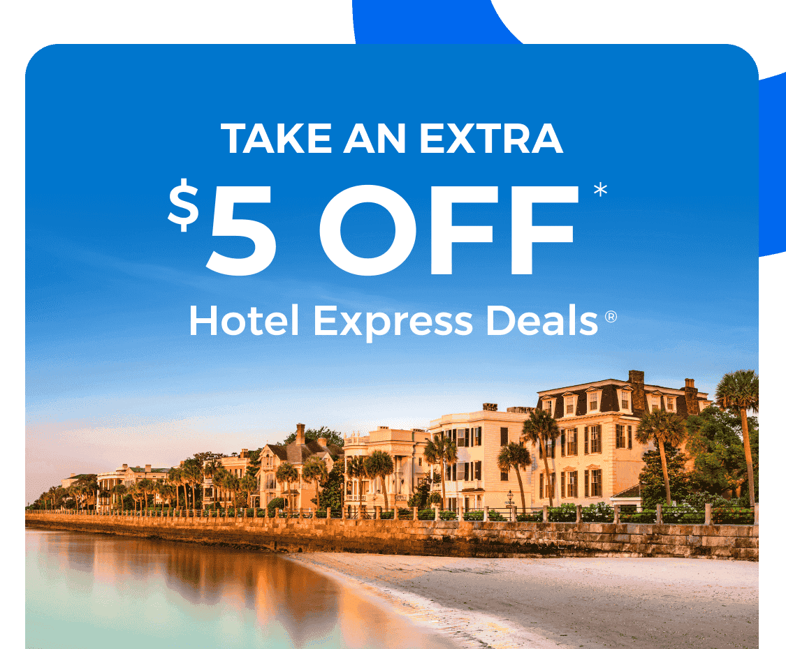 Take an extra \\$5 off Hotel Express Deals