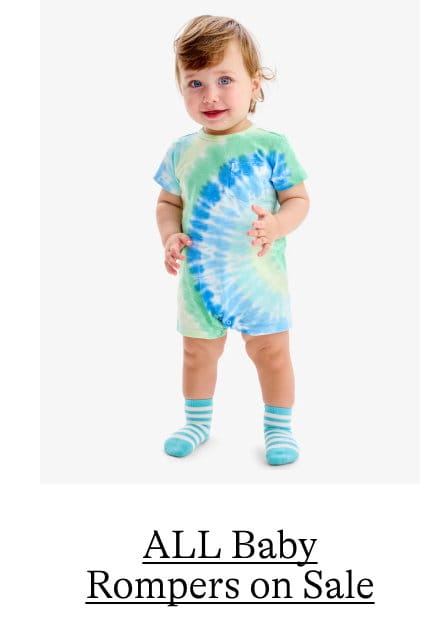 ALL Baby Rompers on Sale