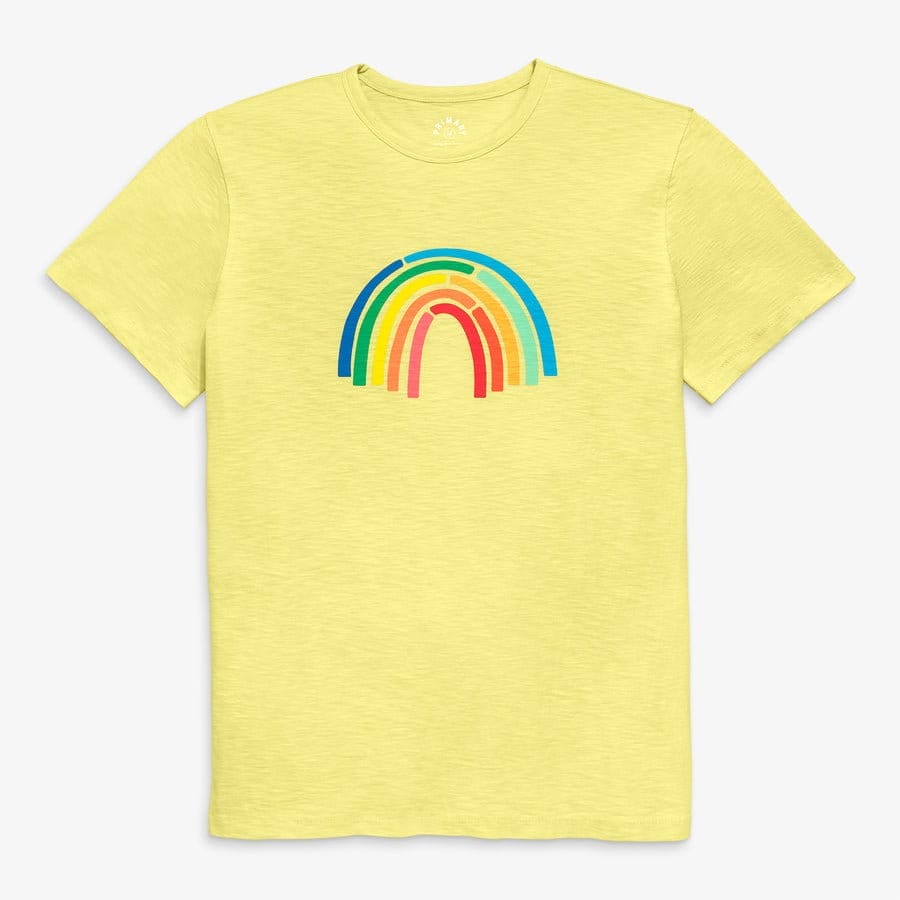 Grown-ups sunrise rainbow tee