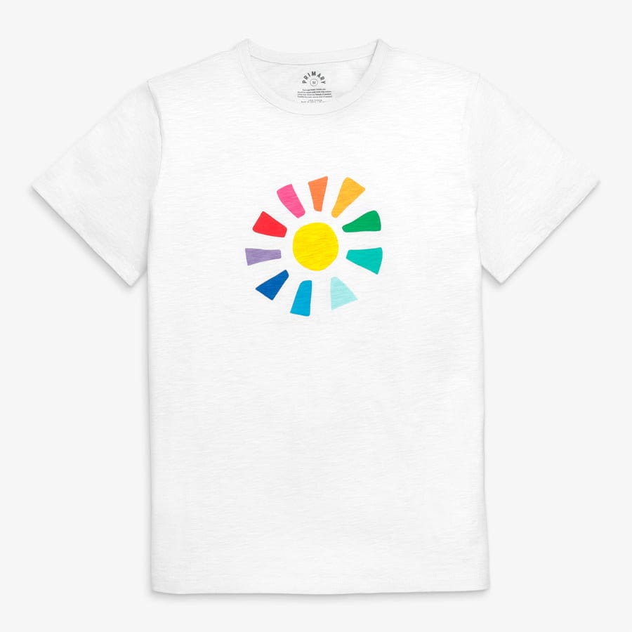 Grown-ups rainbow sun tee