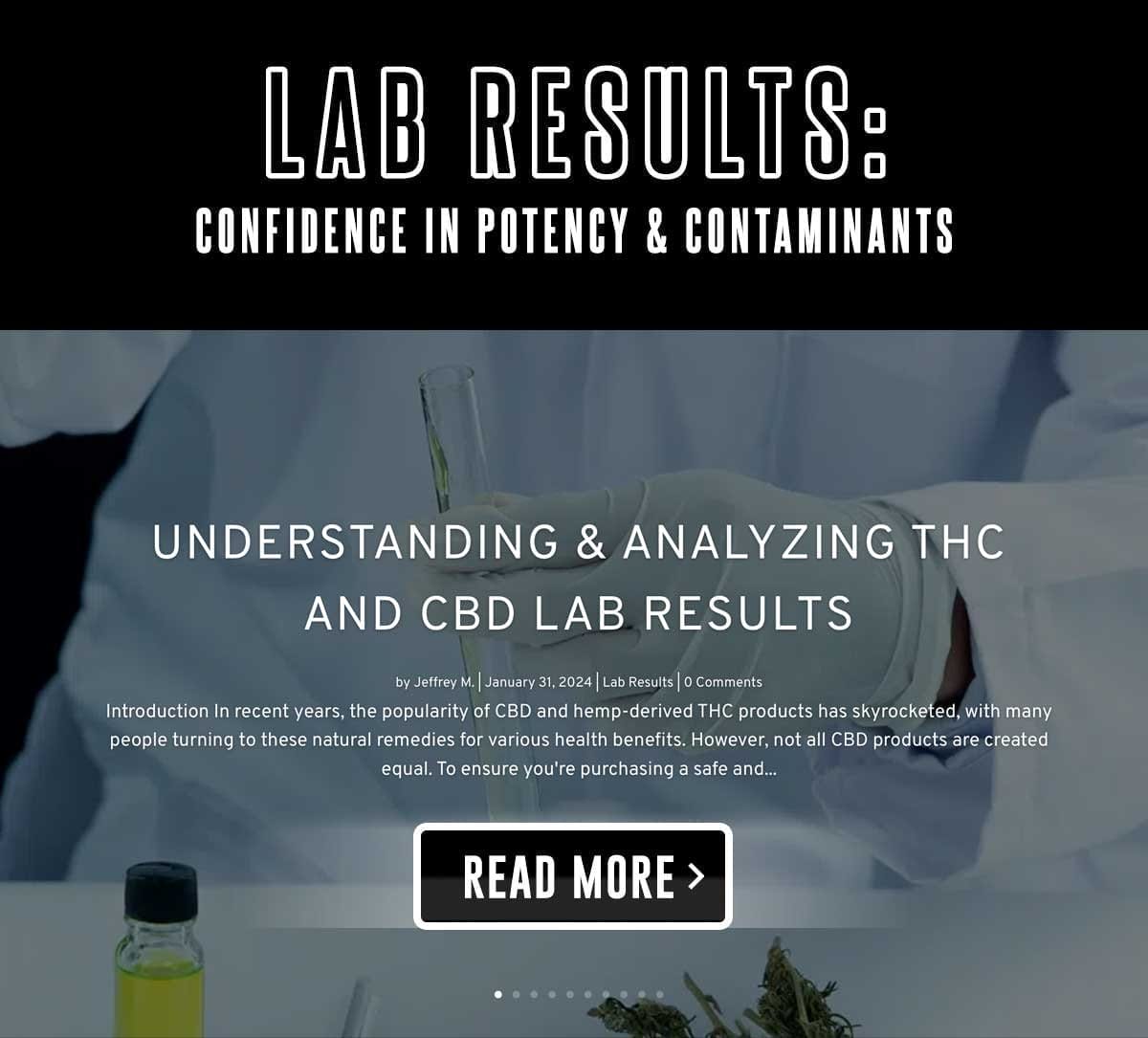 LEARN ABOUT LAB RESULTS HERE