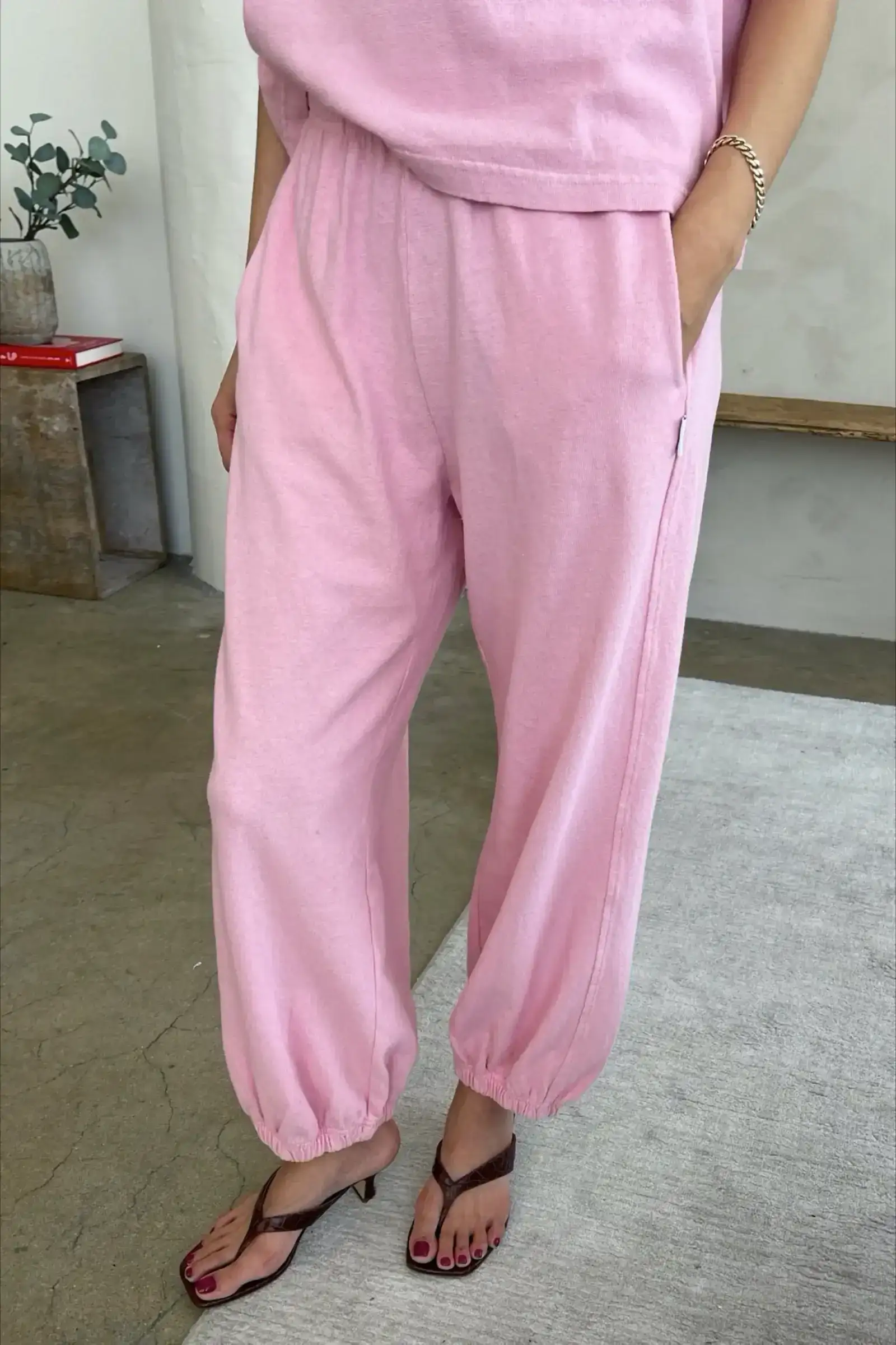 Image of Pink Naturel Balloon Pant