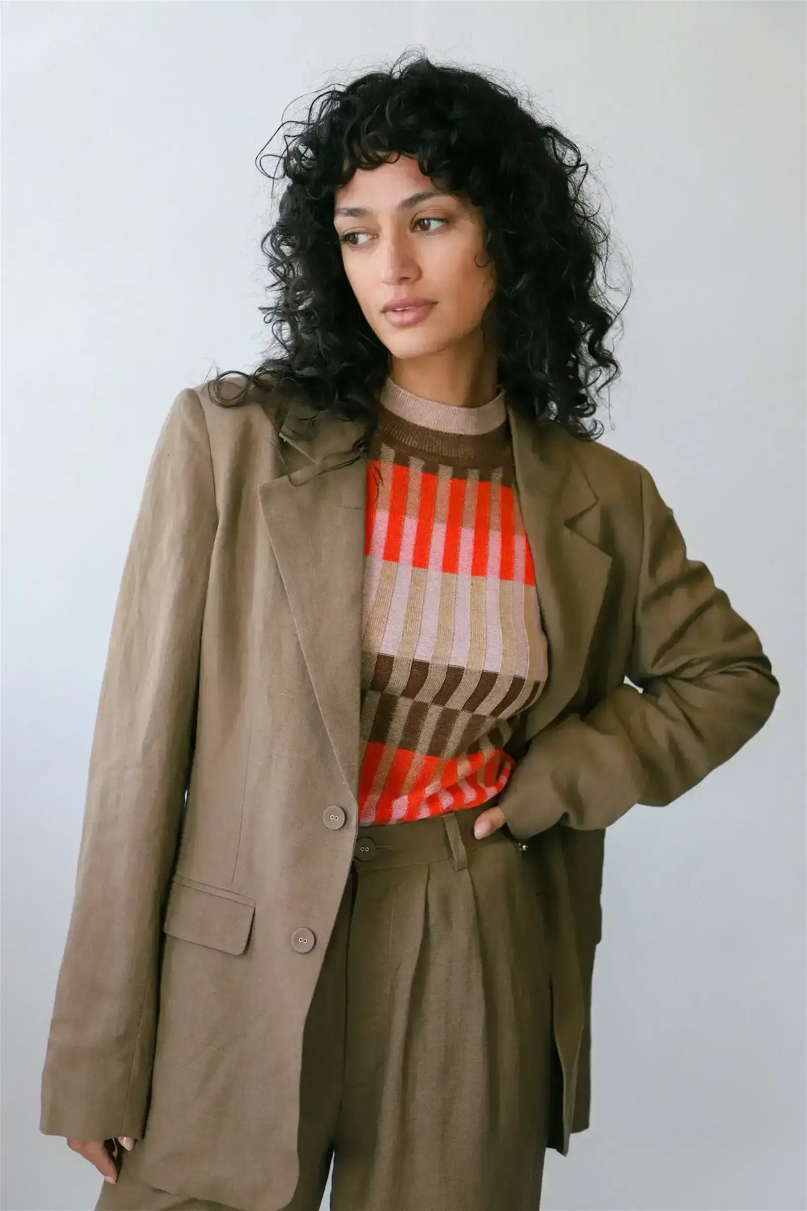 Image of Tobacco Kaia Blazer