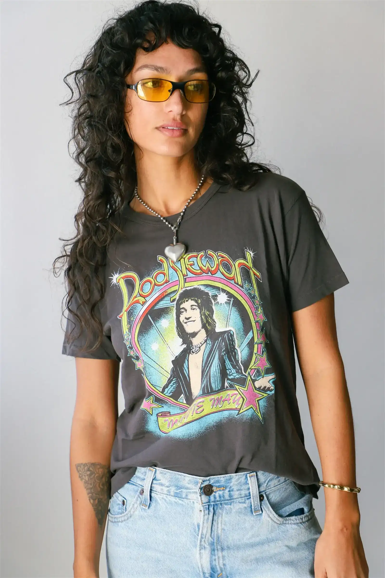 Image of Rod Stewart Maggie May Ringer Tee<br>Now \\$42.60